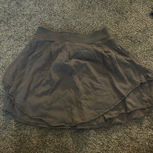 American Eagle Outfitters Charcoal Layered Skirt